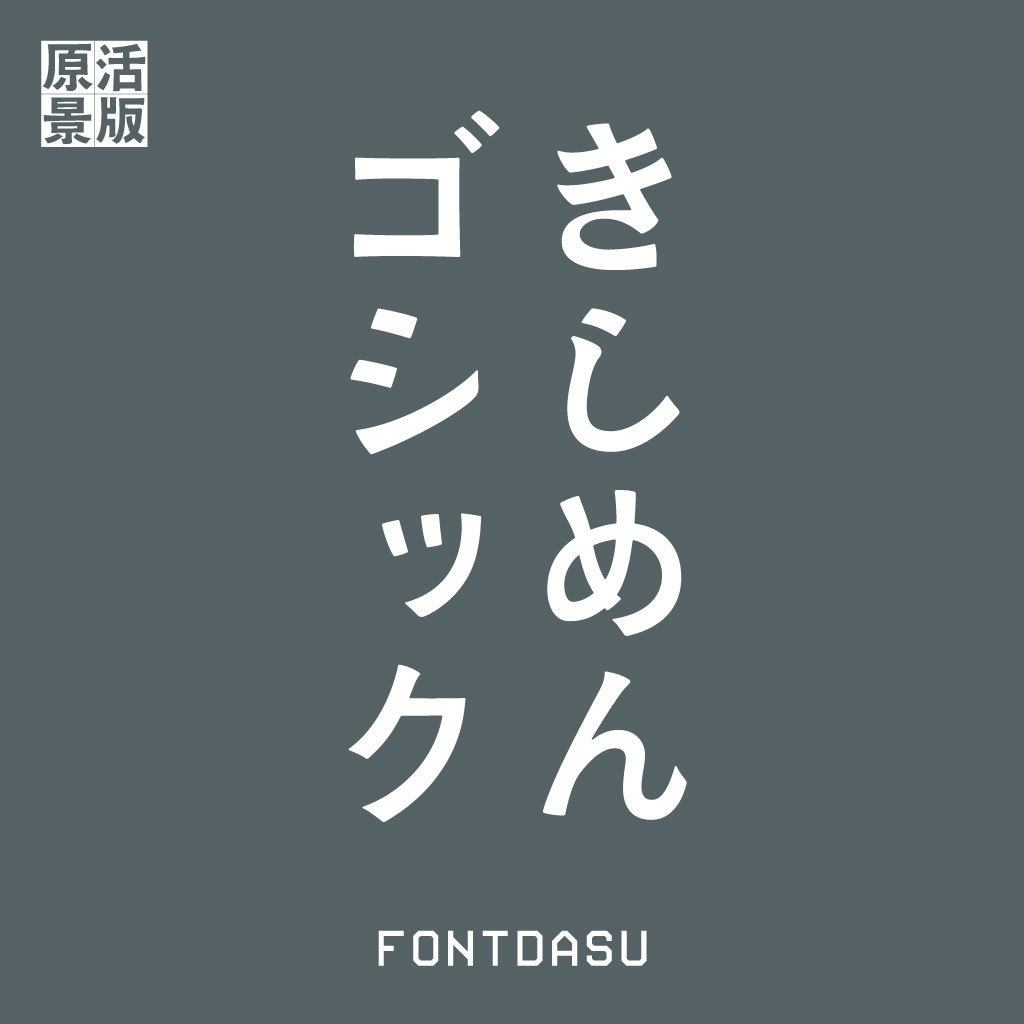 きしめんゴシック