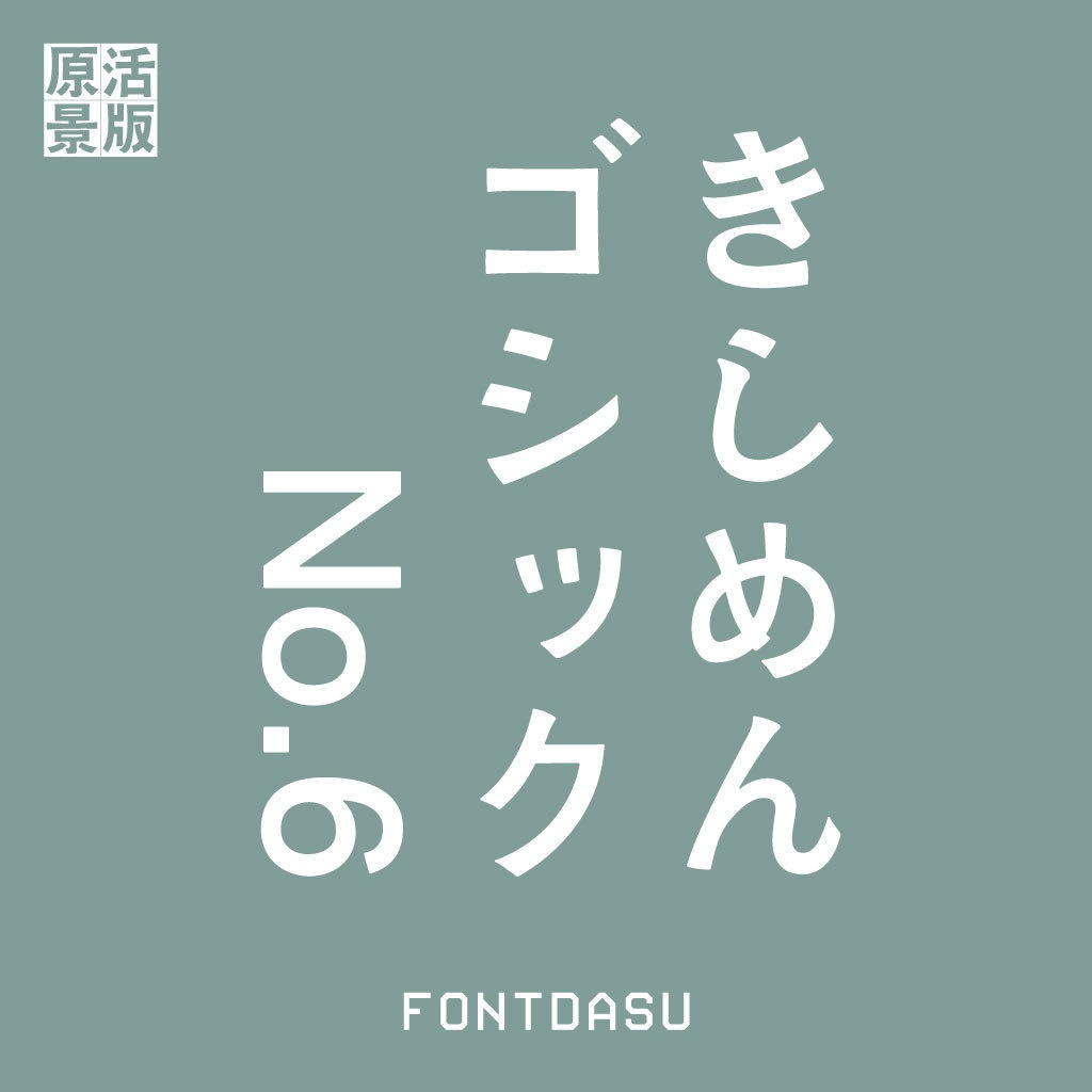 きしめんゴシックNo.6