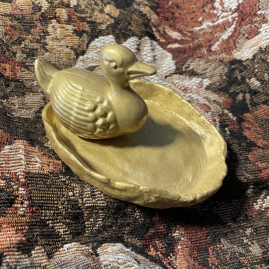 アートトレイ"gold duck"