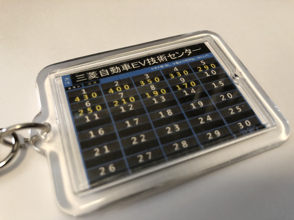 運賃表キーホルダー