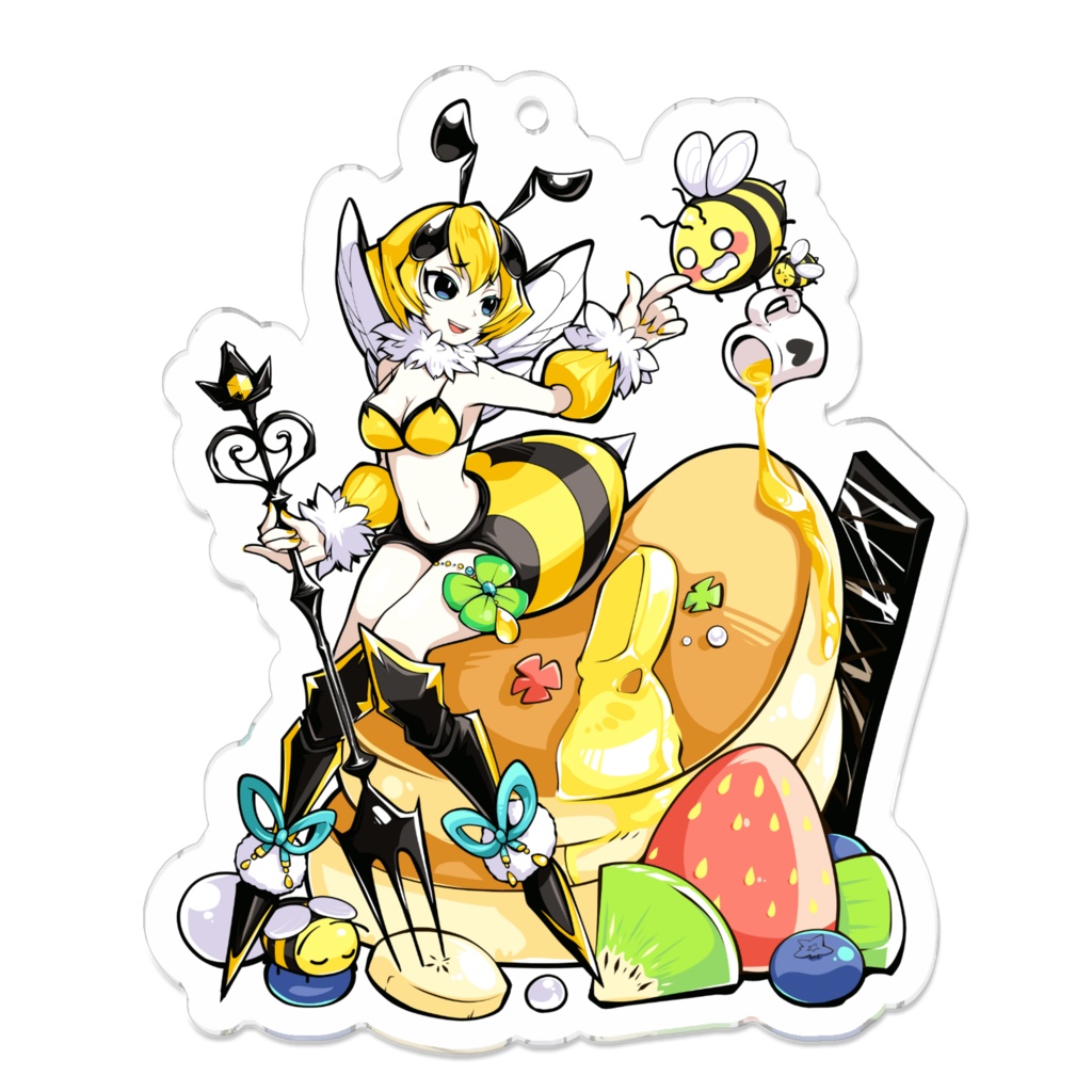 BeeGirl アクリルキーホルダー