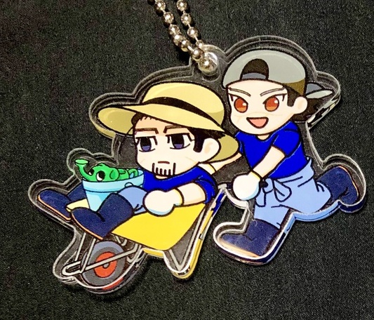 アクリルキーホルダー(猫車杉尾)