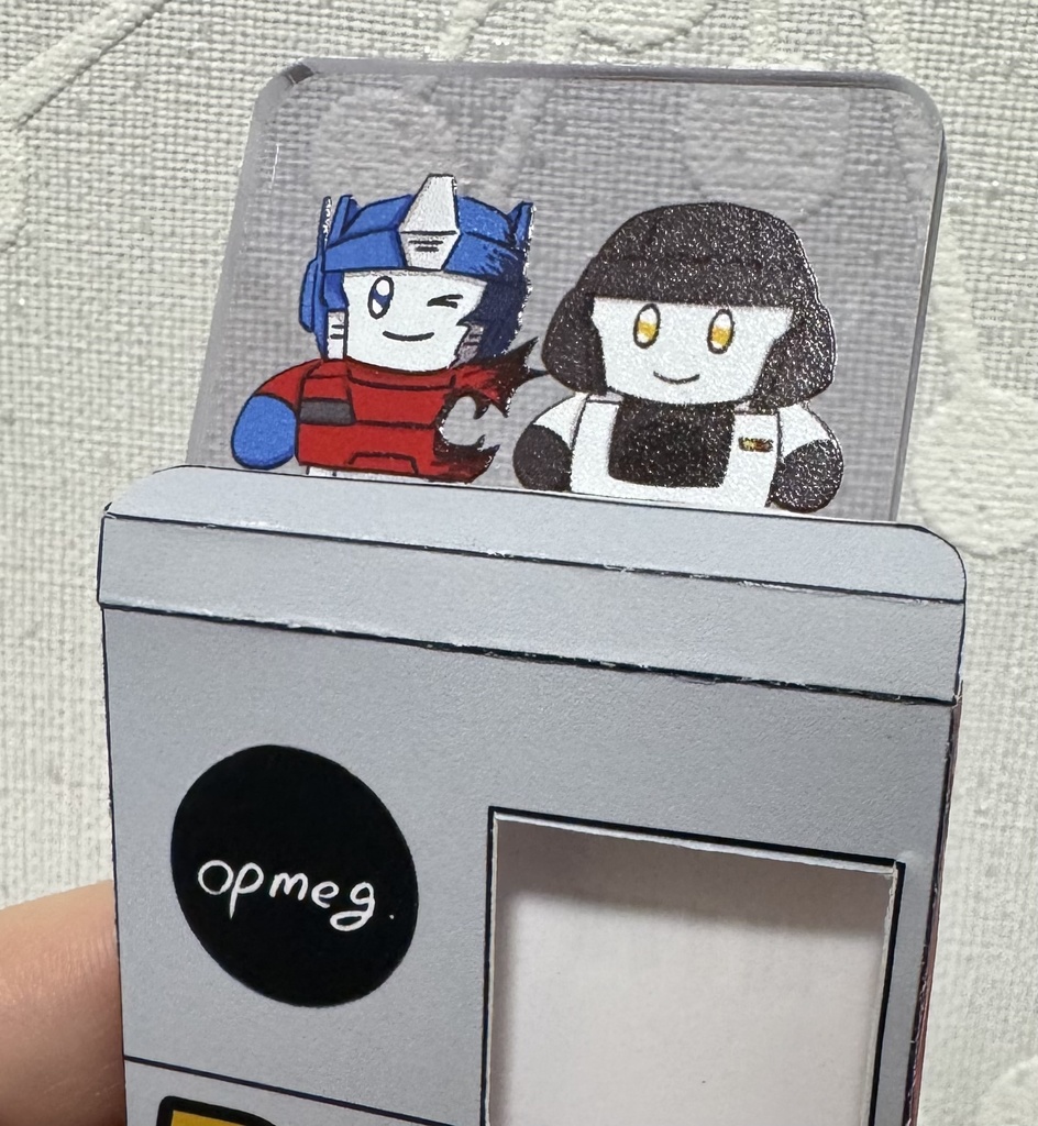 玩具パケ風アクリル