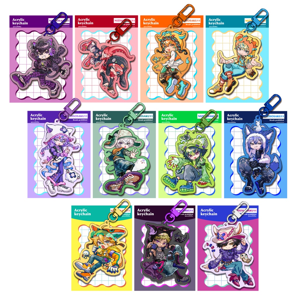 【非公式】めちゃつえーアクリルキーホルダー