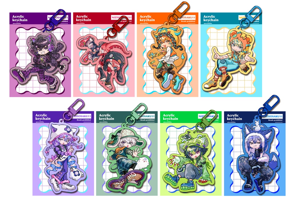 【非公式】めちゃつえーアクリルキーホルダー