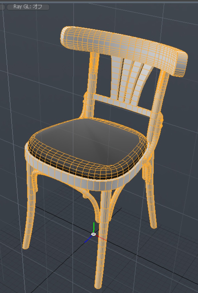 丸テーブルと椅子A