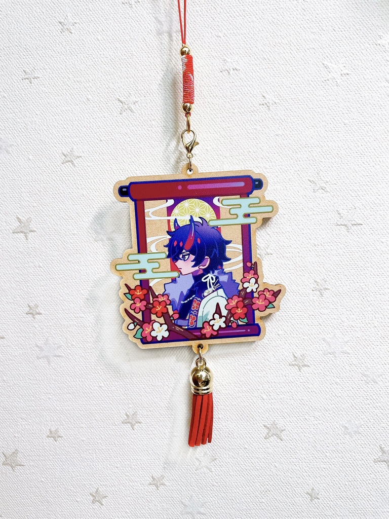 ウッドキーホルダー