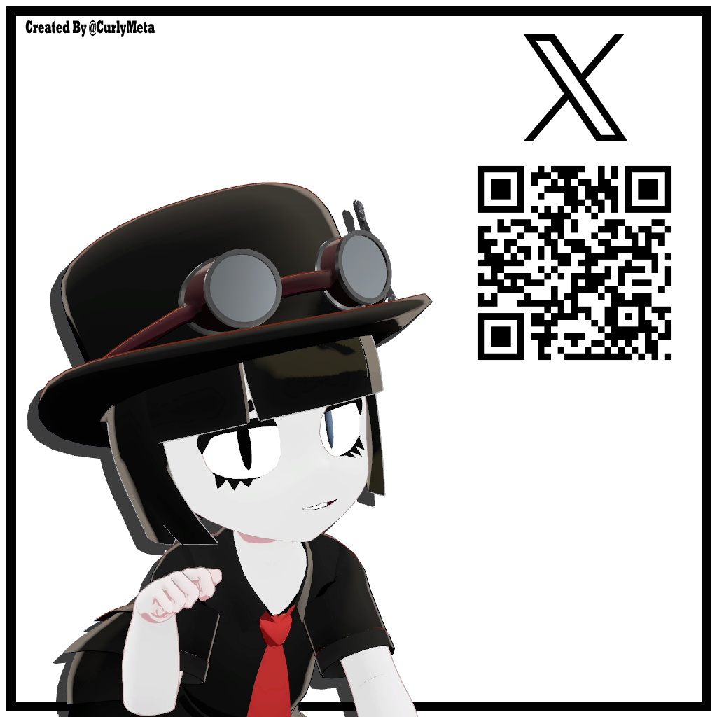 VRC オリジナル 3D モデル「インスラリス Corvus Insularis」