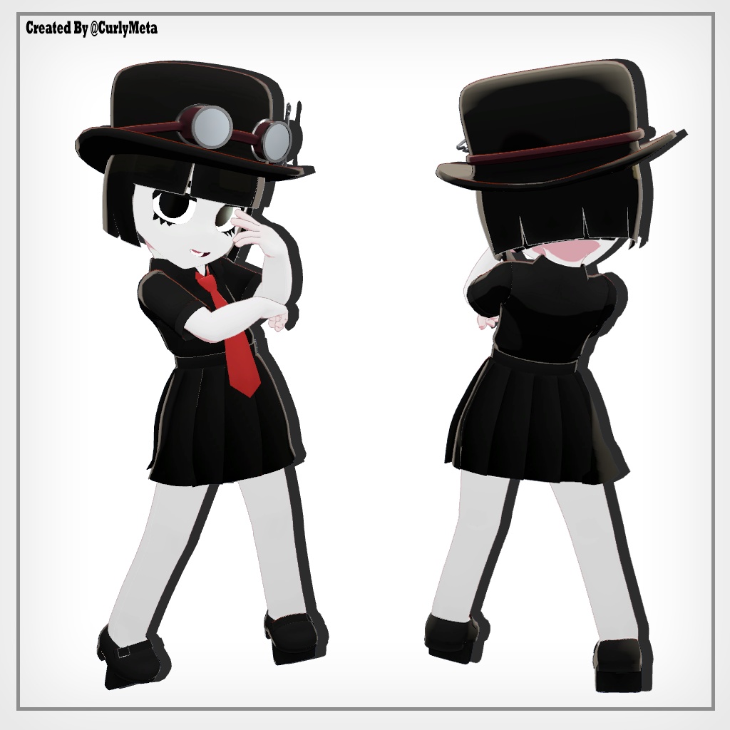 VRC オリジナル 3D モデル「インスラリス Corvus Insularis」