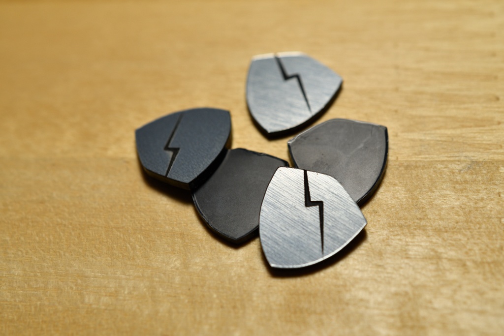 Invictusモチーフダメージカウンター シルバー5個