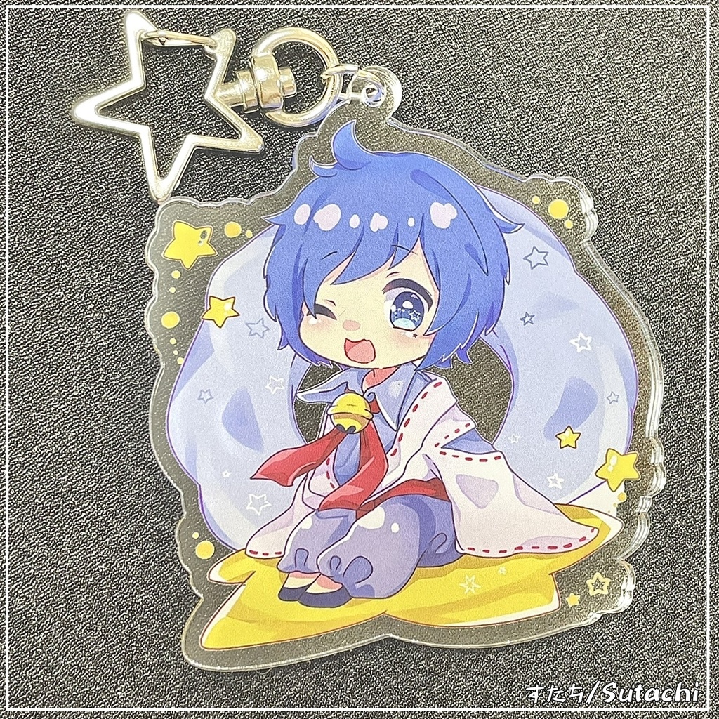 【すたち】オリジナルアクリルキーホルダー75×75mm