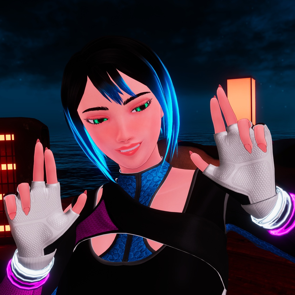 Sange - VRChat Avatar (UE Face Tracking, AudioLink)