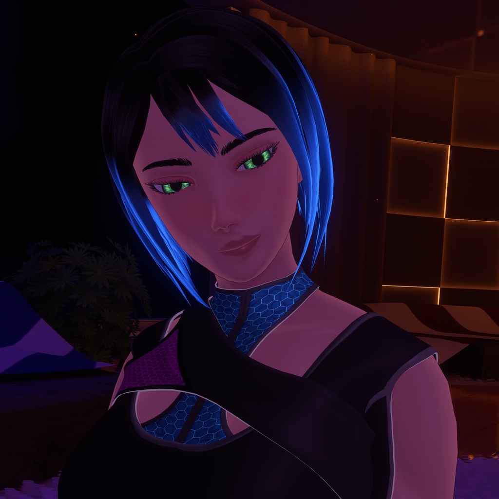 Sange - VRChat Avatar (UE Face Tracking, AudioLink)