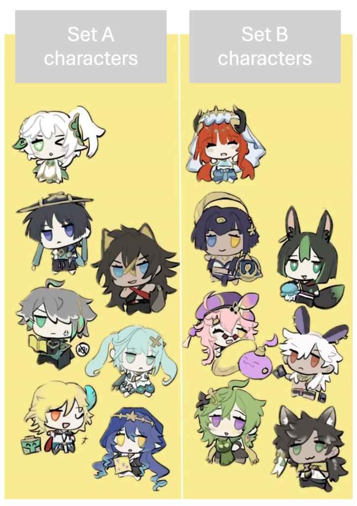 原神【スメール】ミニ缶バッジ/つながるアクキー(非公式-Ka3maRi)