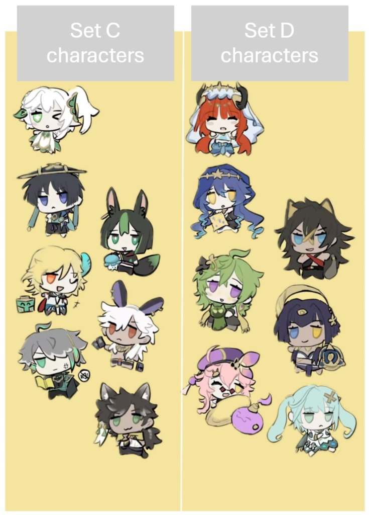 原神【スメール】ミニ缶バッジ/つながるアクキー(非公式-Ka3maRi)