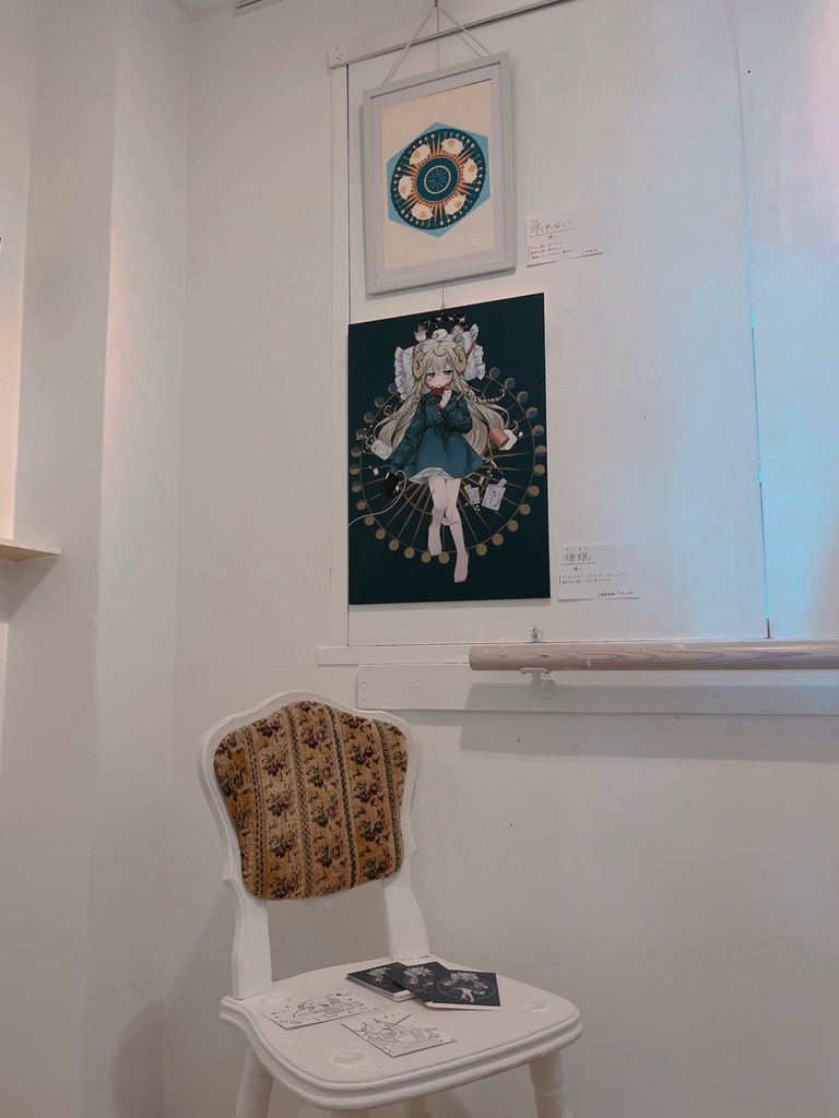 眠れないメイリちゃん A2サイズパネル