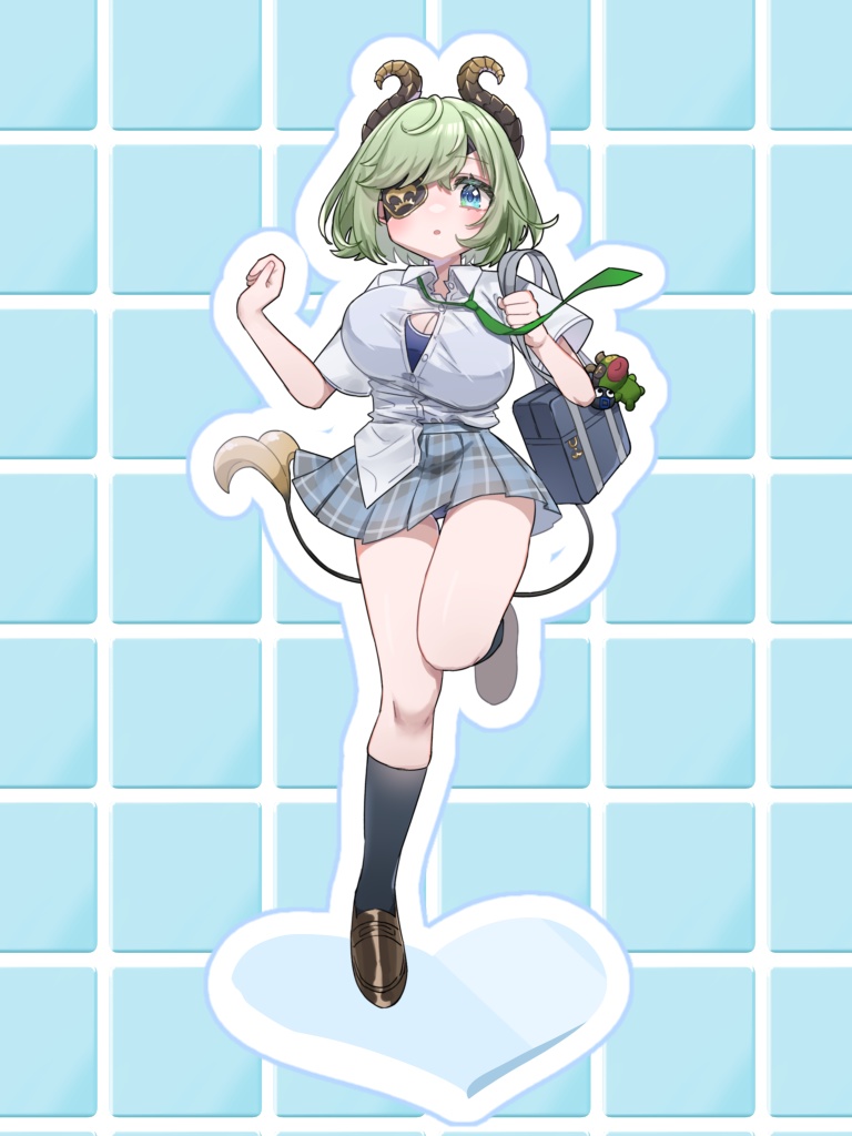 制服×スク水ミコちゃんアクリルスタンド