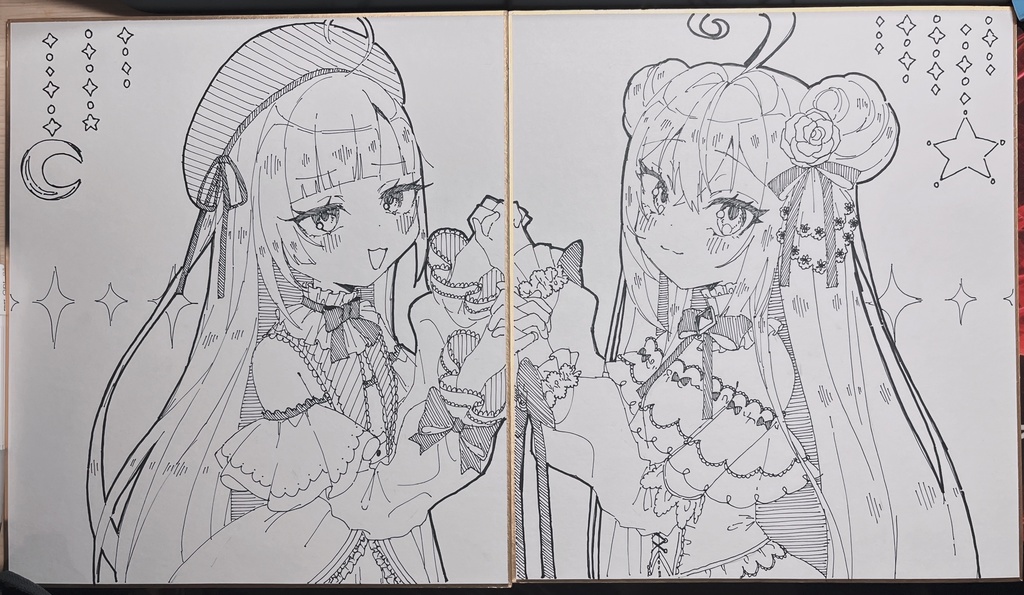 【2枚セット】色紙