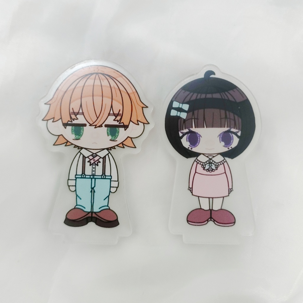 かわいいふたりのミニアクリルスタンド