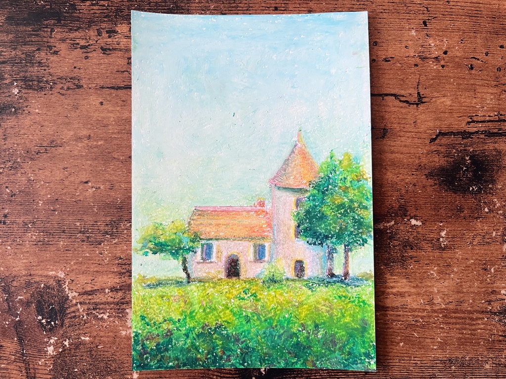 林の近くのおうち