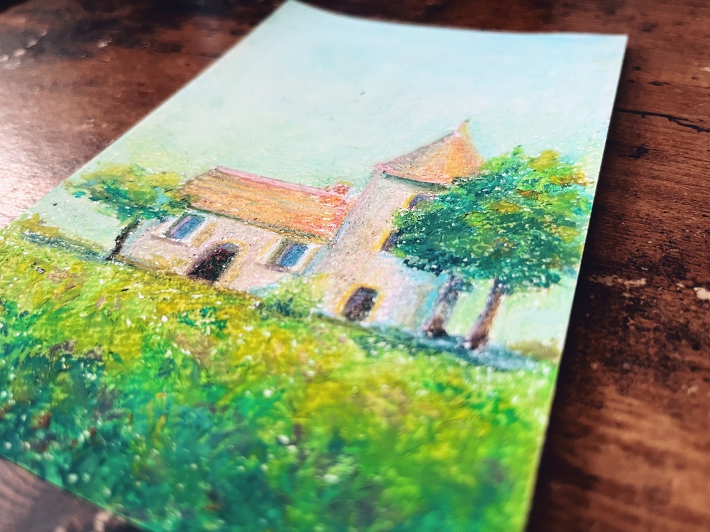 林の近くのおうち