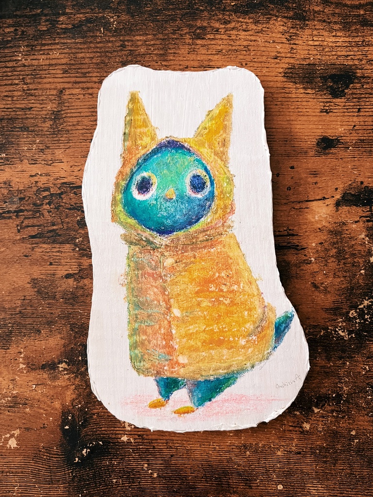 こっちを見ているピッギャ