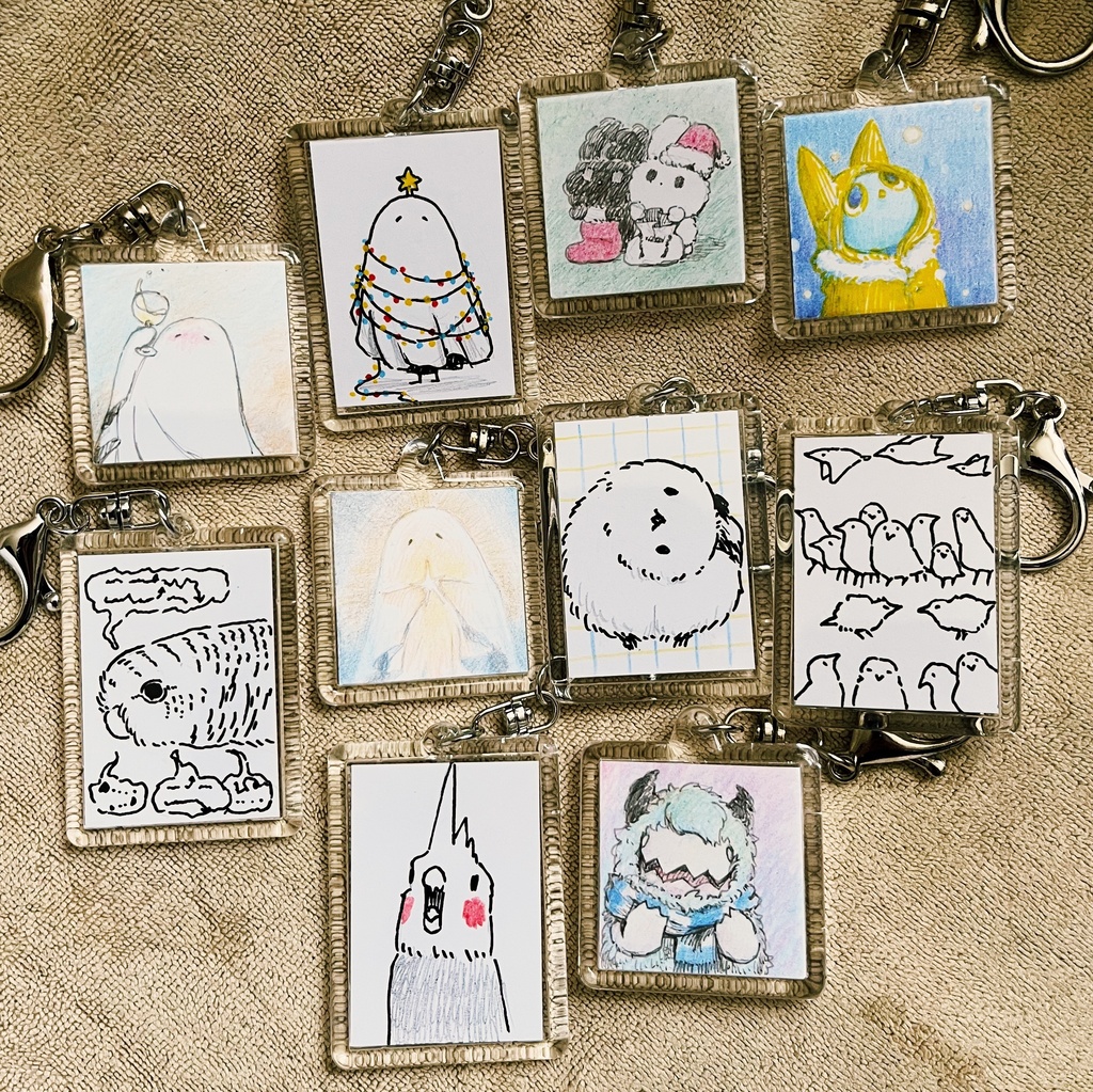 原画キーホルダー