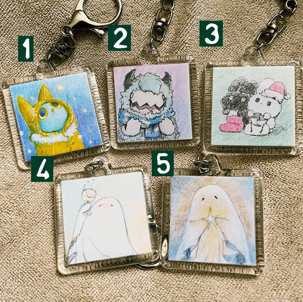 原画キーホルダー