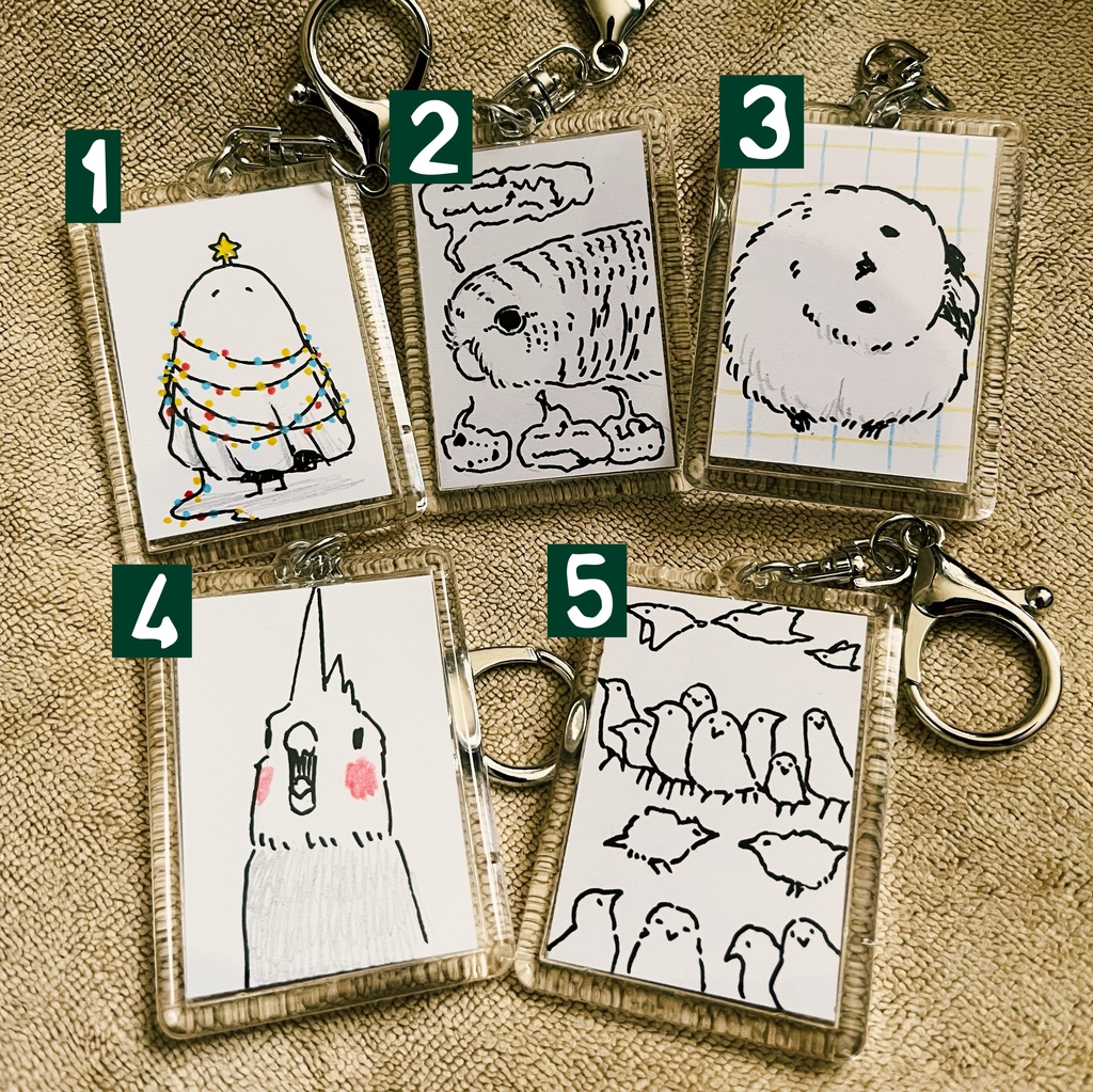 原画キーホルダー