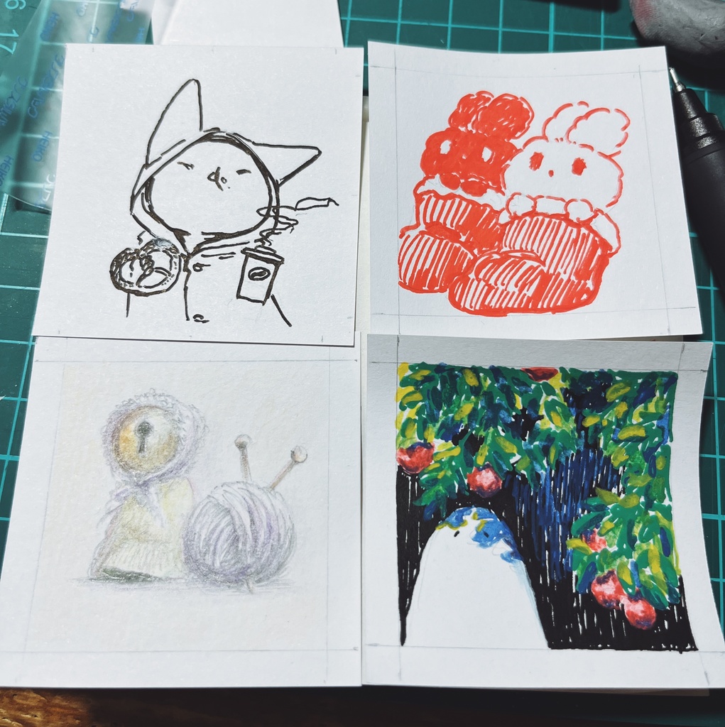 額入りミニ原画