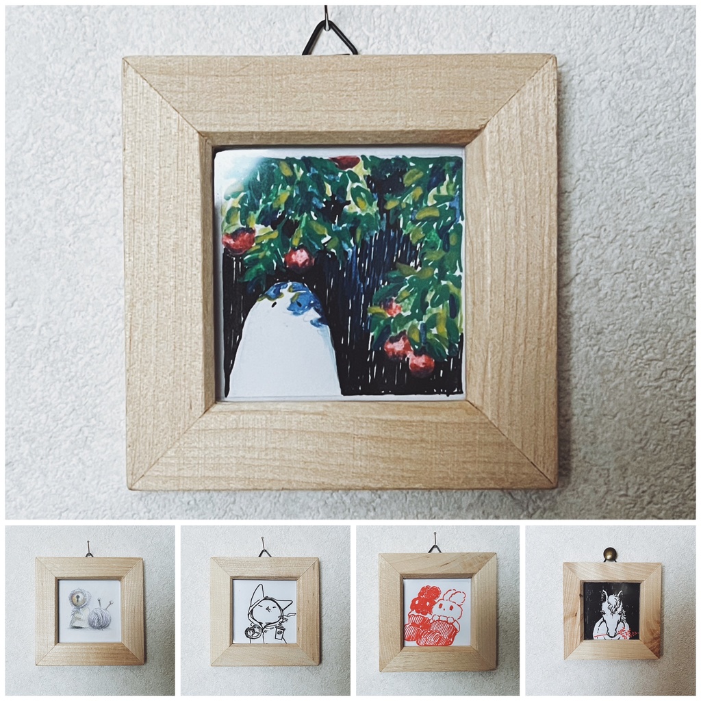 額入りミニ原画