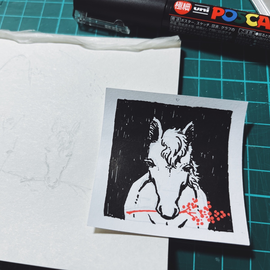 額入りミニ原画