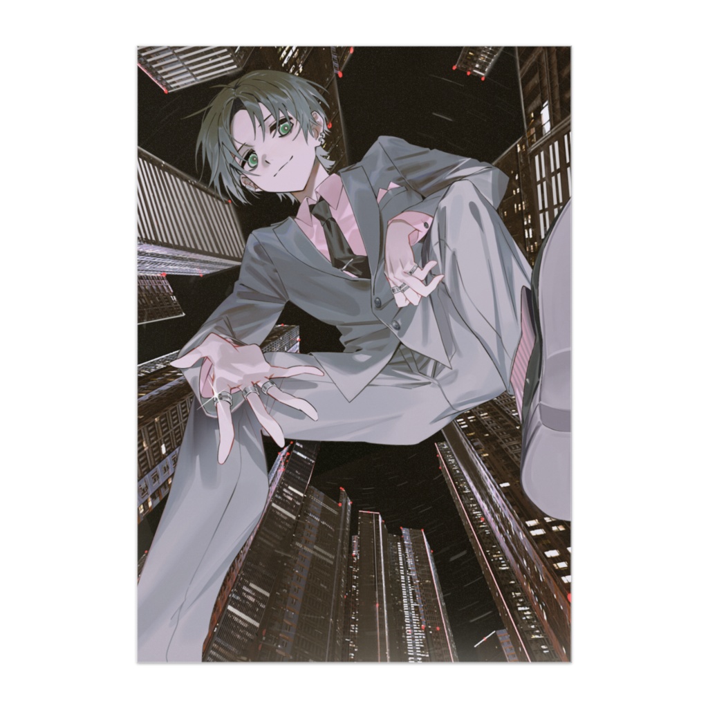 無気ノ夢魔見下ろしポスター