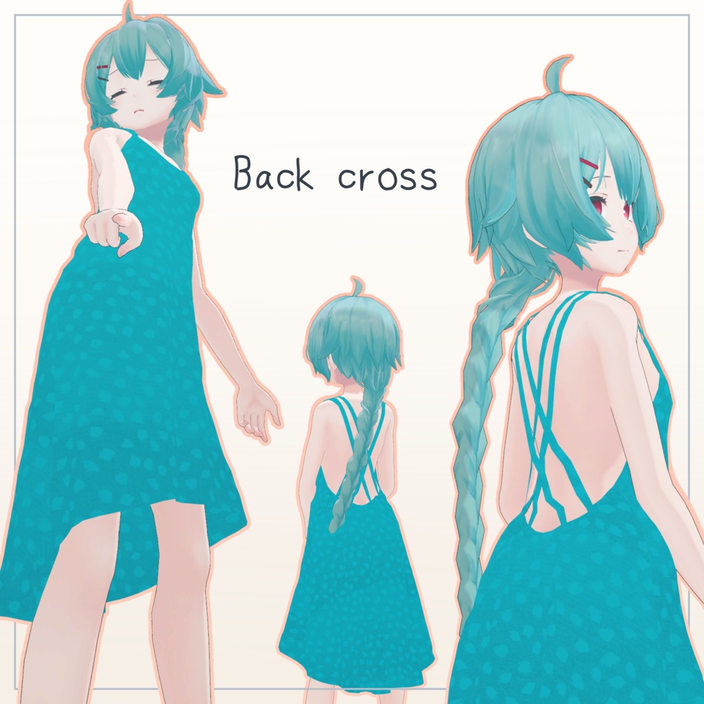 薄荷ちゃん対応Summerワンピース