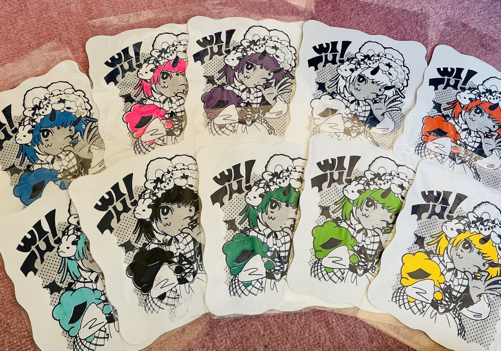 版画　WITH！