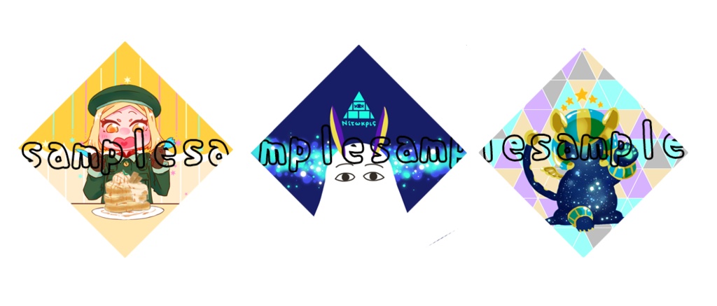 FGO菱形缶バッジ