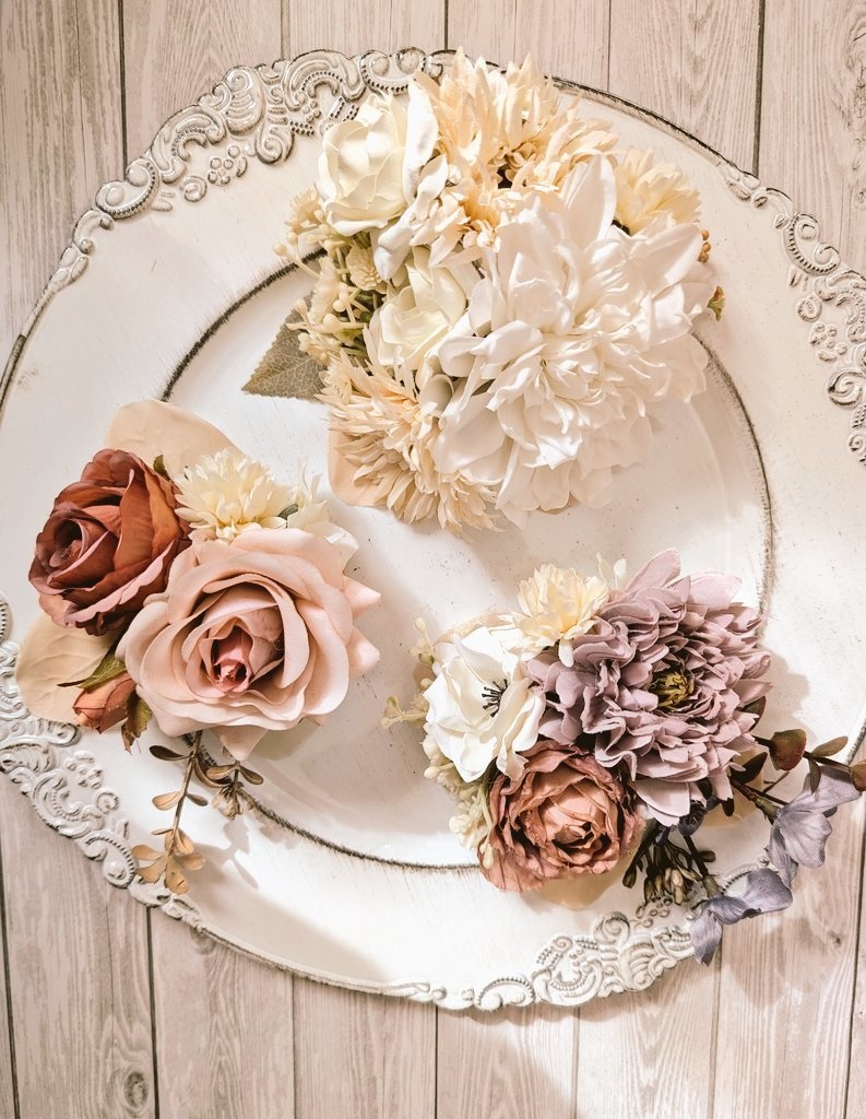 お花のブローチ/バッグチャーム