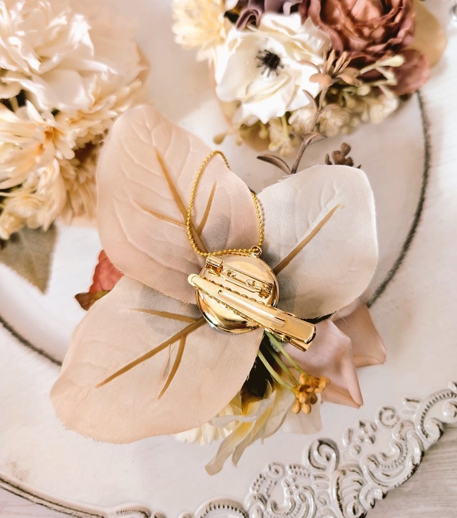 お花のブローチ/バッグチャーム