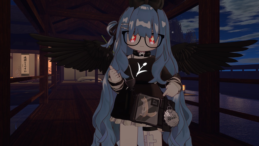 【無料/Free】キプフェルちゃんのバッグにAkyoを詰め込むやつ / Akyo in the Kipfel's Bag