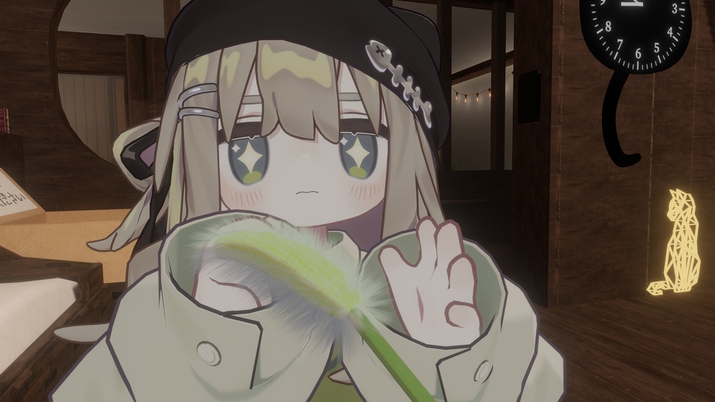 【MA対応、ギミック付き】ねこじゃらし(エノコログサ)/Green foxtail【VRChat】