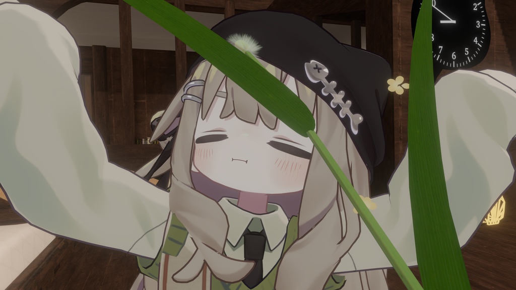 【MA対応、ギミック付き】ねこじゃらし(エノコログサ)/Green foxtail【VRChat】