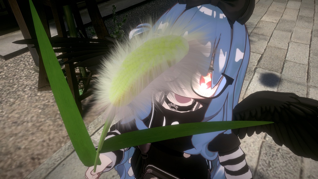 【MA対応、ギミック付き】ねこじゃらし(エノコログサ)/Green foxtail【VRChat】