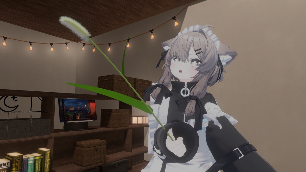 【MA対応、ギミック付き】ねこじゃらし(エノコログサ)/Green foxtail【VRChat】