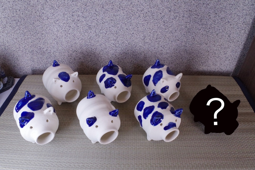 蚊遣り(香炉)ぶたさんガチャ