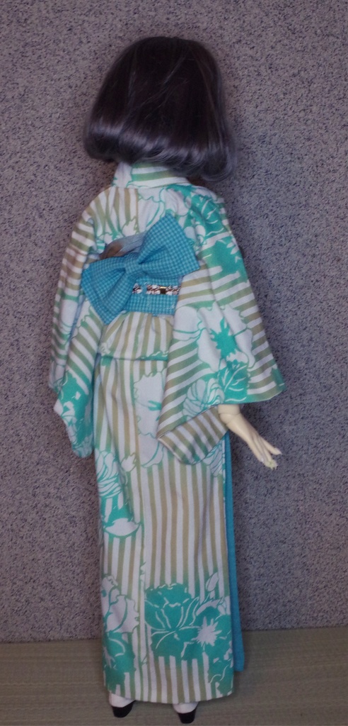 1/3着物(縞と花)