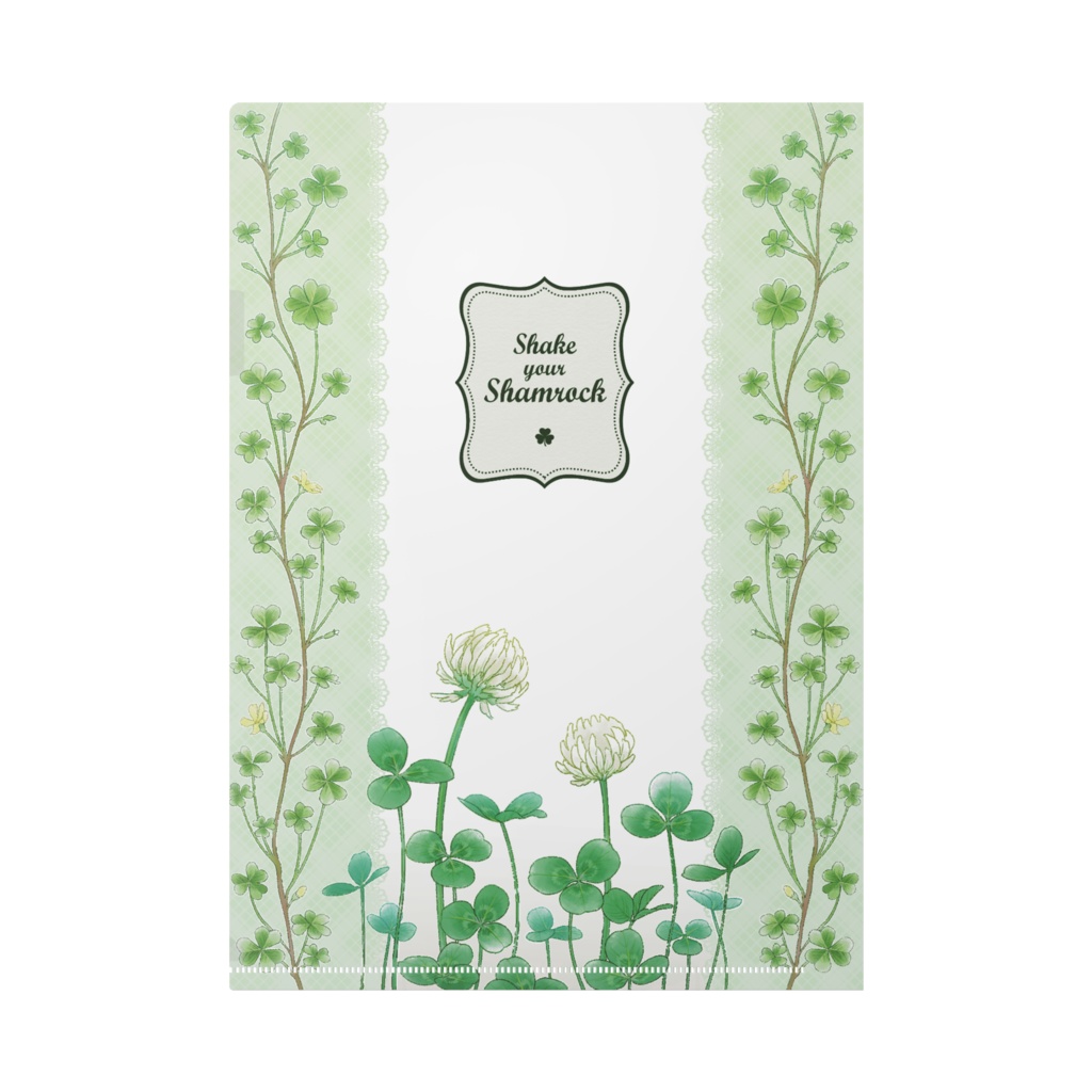 シェイク・ユア・シャムロック -パステル(シアン&グリーン)