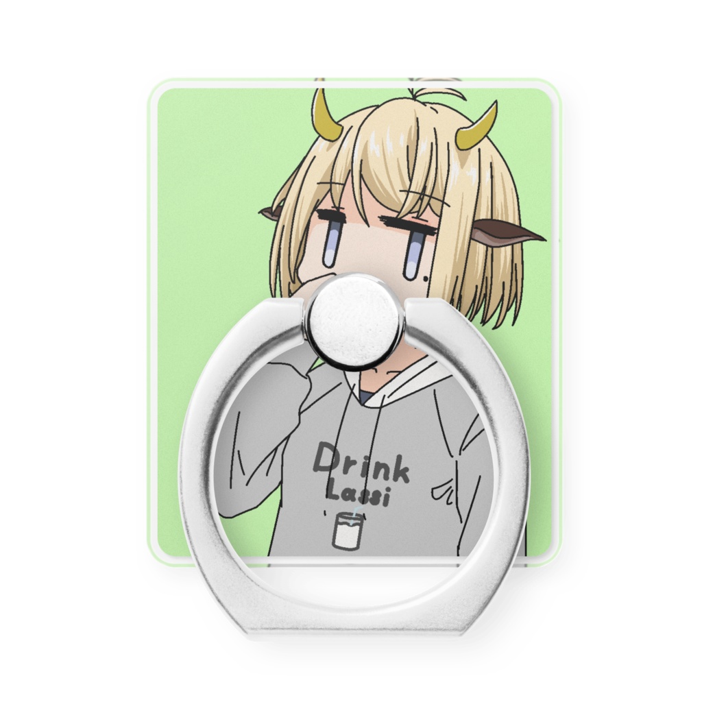 ひふみちゃんのモーモースマホリング