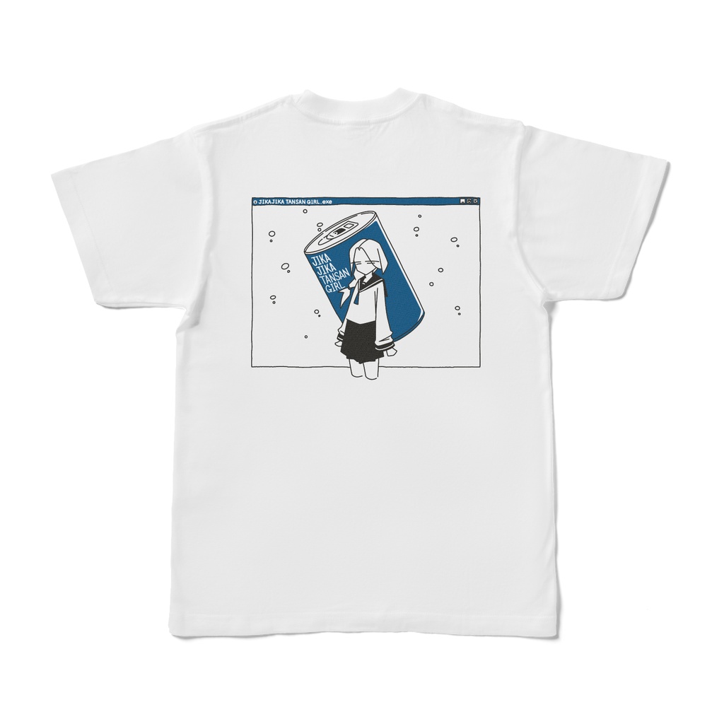 JIKAJIKA TANSAN GIRLシャツ