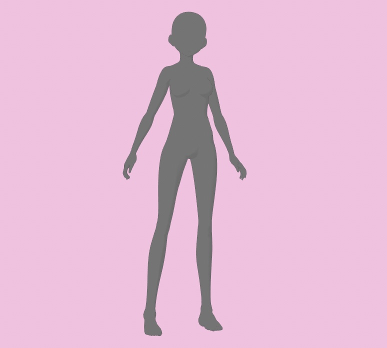 【VRoid Stable Ver】Mannequin female