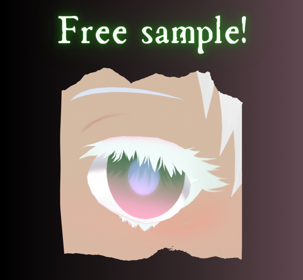 【VRoid Stable Ver】Ghost Eyes Pack